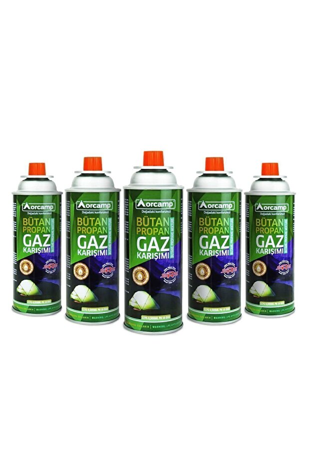 Orcamp gram Gaz Kartuşu 5'li Ocak Tüpü