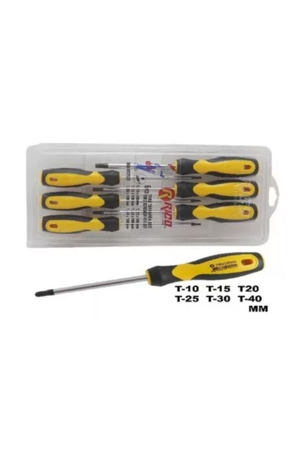 6 Parça Torx Tornavida Takımı - 2