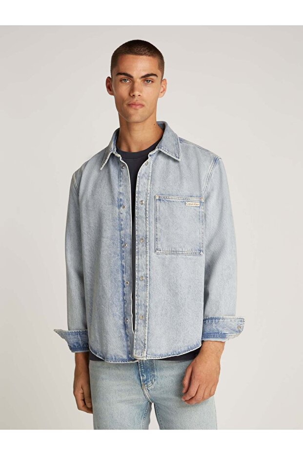 REGULAR DENIM SHIRT - 1