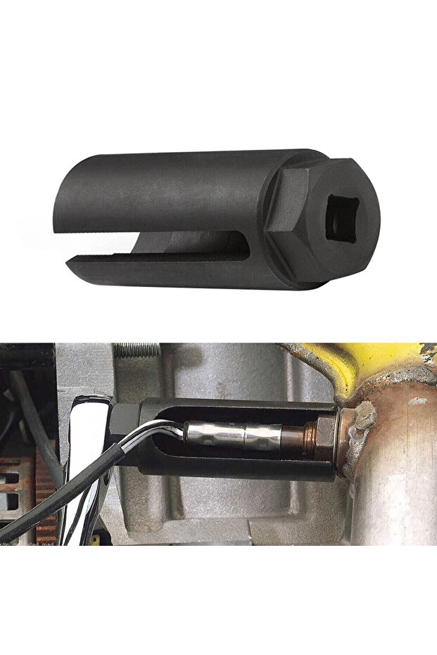 Universal O2 Oxygen Sensor Socket Tool 1/2" Square Drive Removal 22mm(7/8”) - 1