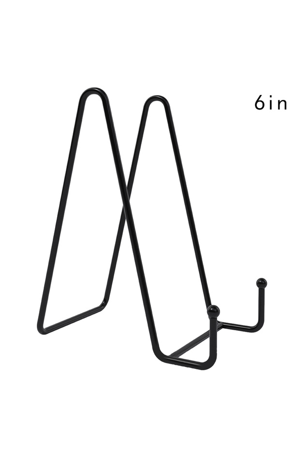 6inch Iron Art Magazine Display Stands Dish Rack Plate Bowl Picture Frame Photo Book Pedestal Holder