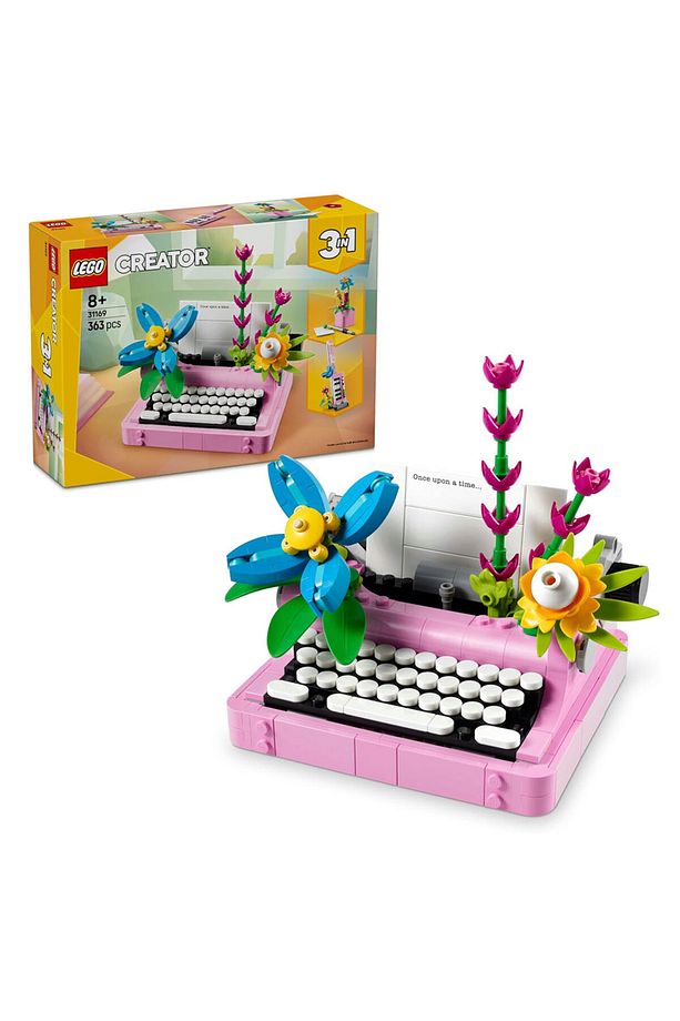 Creator Çiçekli 3ü 1 Arada Çiçekli Daktilo 31169 - 1
