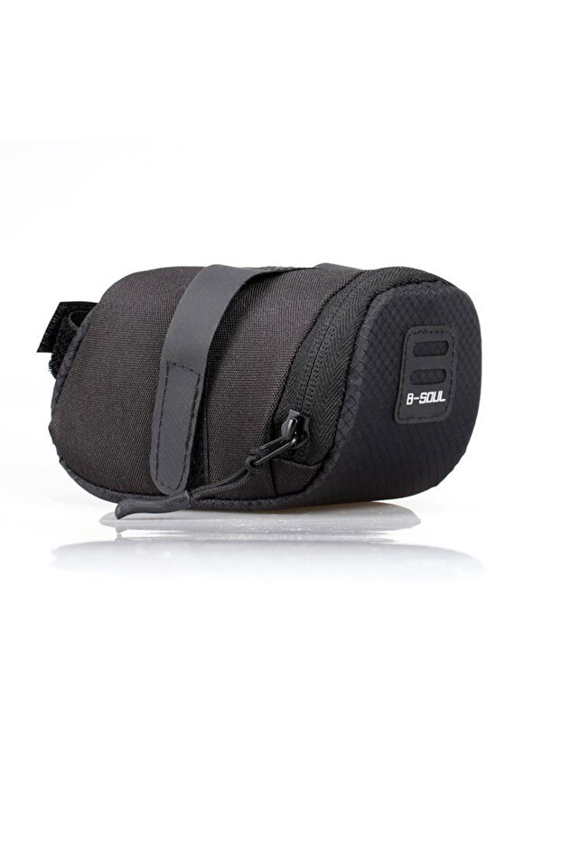 Black Nylon Bicycle Saddle Bag Waterproof MTB Mountain road Bike Saddle Storage Seat Rear Tool Pouch