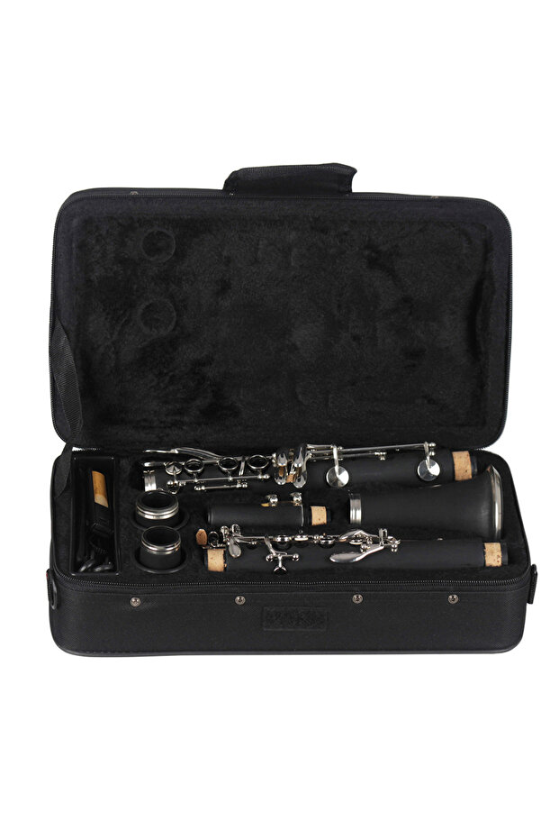 black SLADE Bb Clarinet 17 Keys Bakelite Wooden Professional Woodwind Instrument Tenor Clarinet With