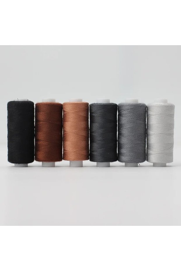 XX-6SS-6Z 6pcs/Pack Assorted Colors Sewing Thread Polyester Sewing Thread, For Domestic DIY Sewing A