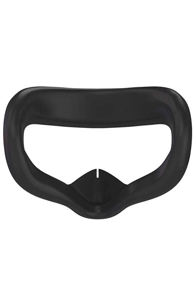 غطاء سيليكون أسود لسماعات الواقع الافتراضي مع وسائد ناعمة لملحقات Oculus Quest 2 VR