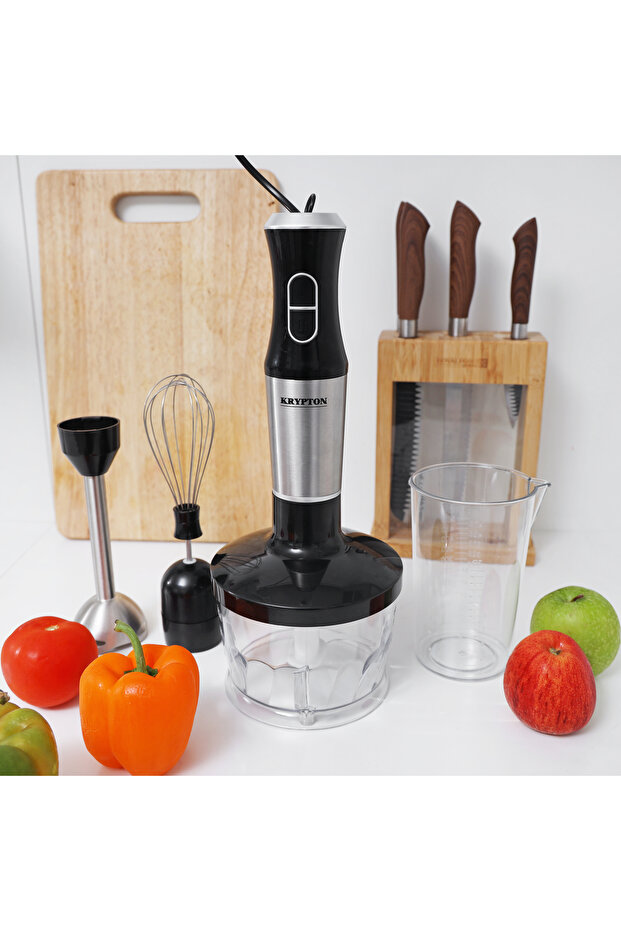 4-in-1 Hand Blender Set, 2 Speed Button, KNHB6079N - 4