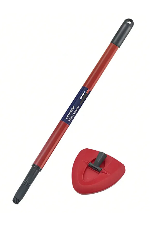 Mop Handle And Base 1*Extendable Spin Mop Handle + 1*Triangle Base Compatible with O-Cedar and Vile - 1