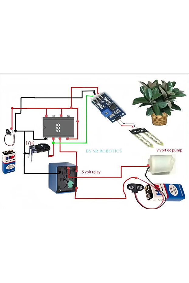 وحدة استشعار الرطوبة للكشف عن رطوبة التربة والإلكترونيات الذكية لتطوير اردوينو... - 6