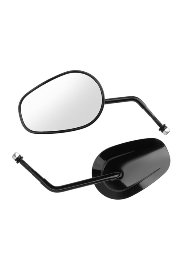 Mirror For Harley Touring Road King Road Glide Sportster 883 1200 Dyna Heritage Softail FXDB Black M