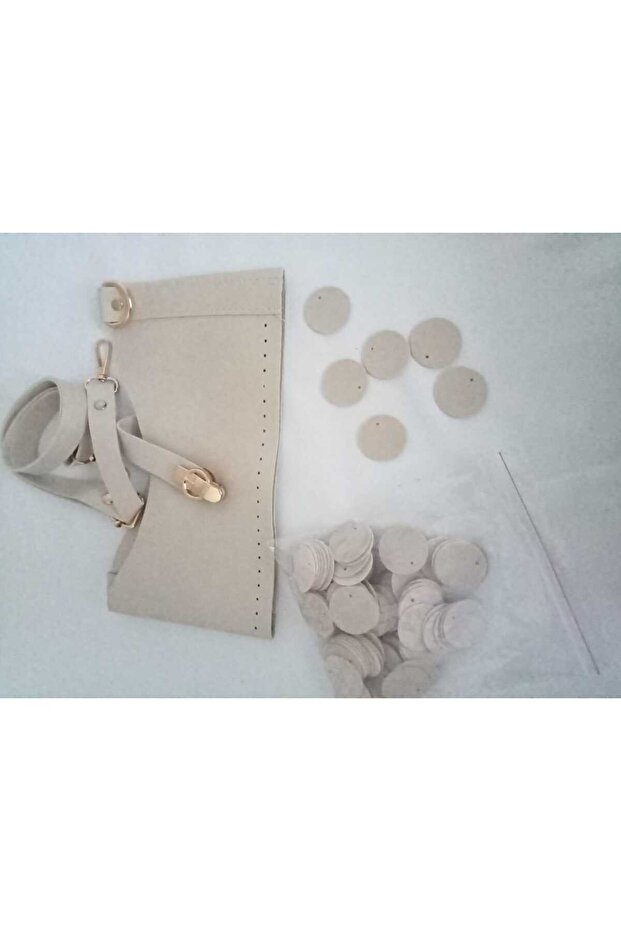 Deri Pullu Çanta Seti - 1