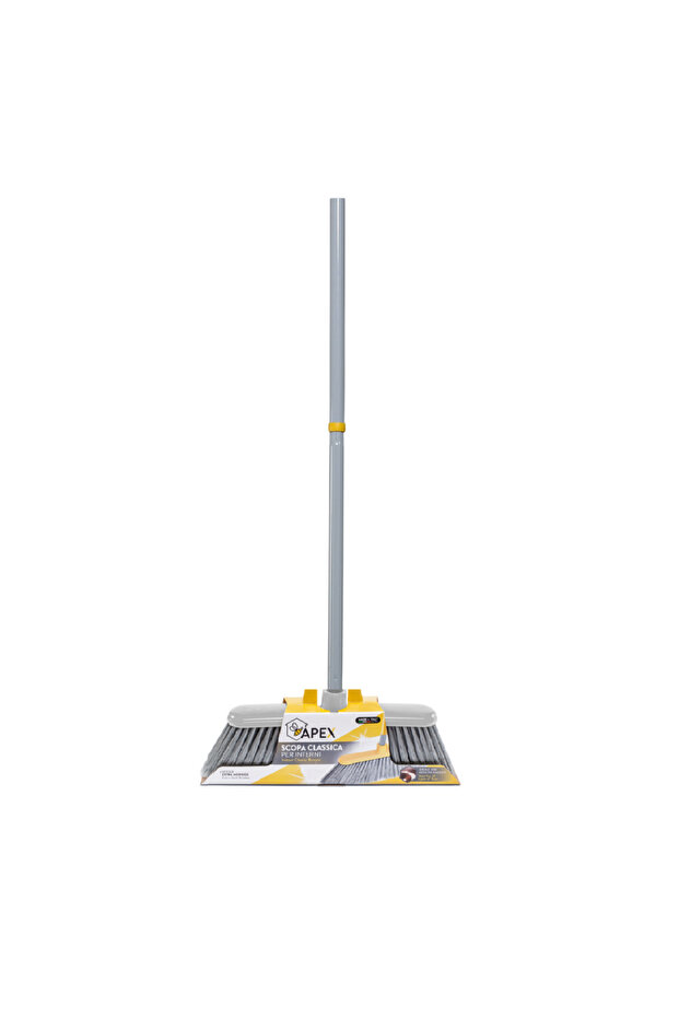 CLASSIC INDOOR BROOM WITH 3-PARTED HANDLE