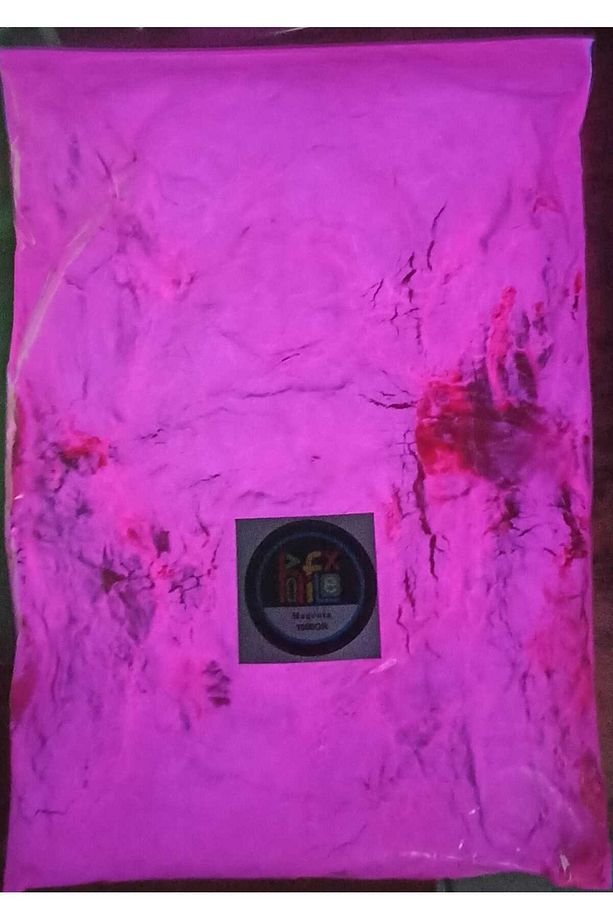 FOSFOR TOZU PEMBE RENK KARANLIKTA PARLAYAN EPOKSİ REÇİNE VE SANATSAL FOSFOR 1 KG - 2