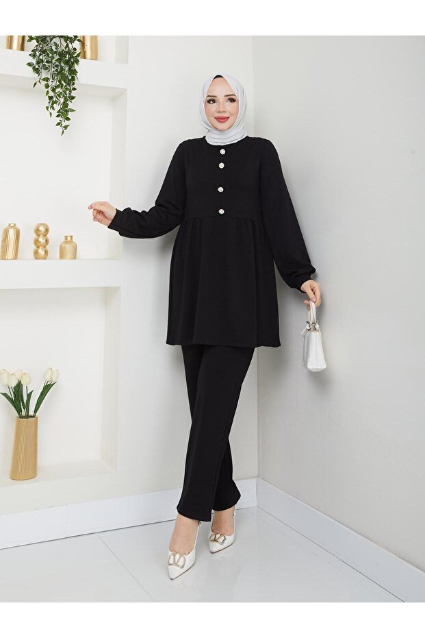 بدلة مودال مرصعة بالأحجار - 1