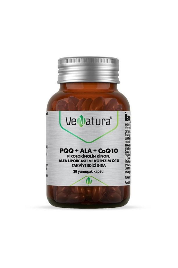 Pqq Ala Coq10 (PİROLOKİNOLİN KİNON, ALFA LİPOİK ASİT, KOENZİM Q10) 30 Kapsül - 1