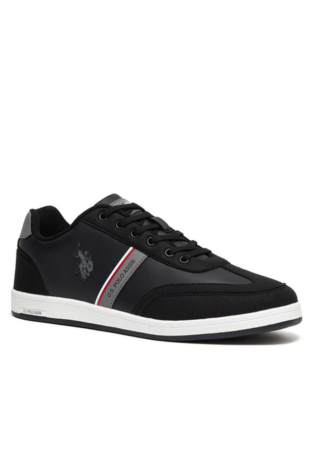 Men's Black Low-Top Sneakers,Lightweight Casual Shoes for Classic Look