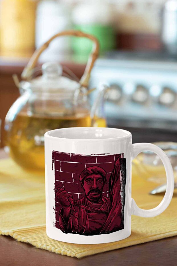 كوب مطبوع على شكل جزار - 1