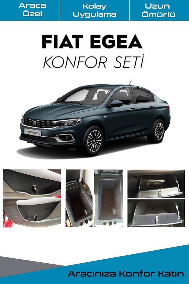 Fıat Egea Konfor Seti-iç Trim Kumaş Kadife Kaplama-ses Izolasyon Amaçlı /2015-2024/sedan/hb/cross - 1