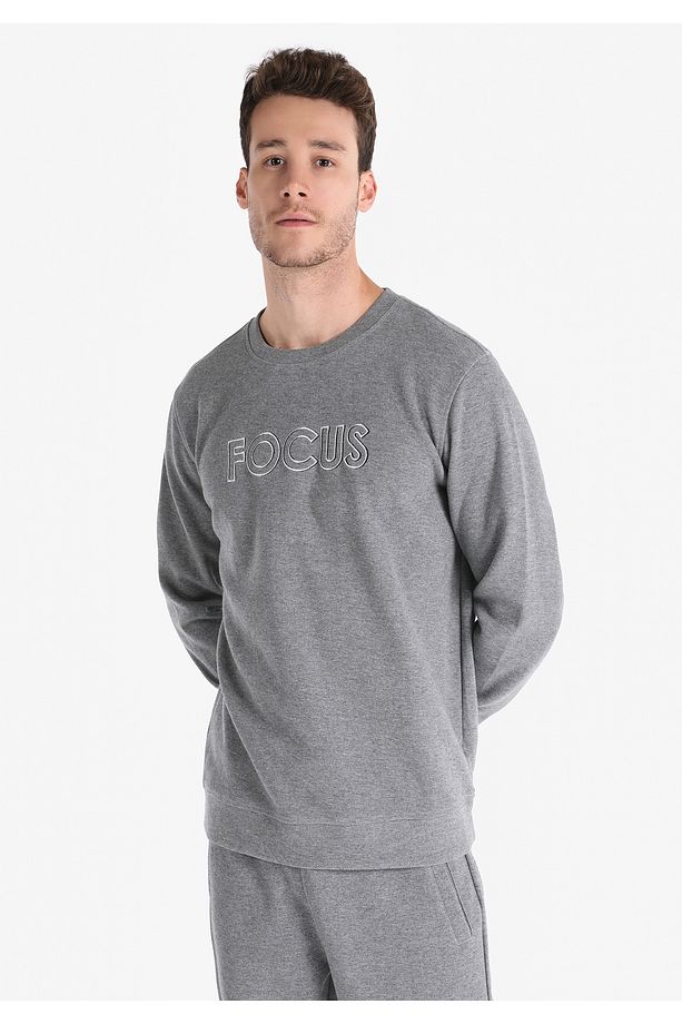 Regular Fit Erkek Antrasit Sweatshirt Cl1065035 - 1