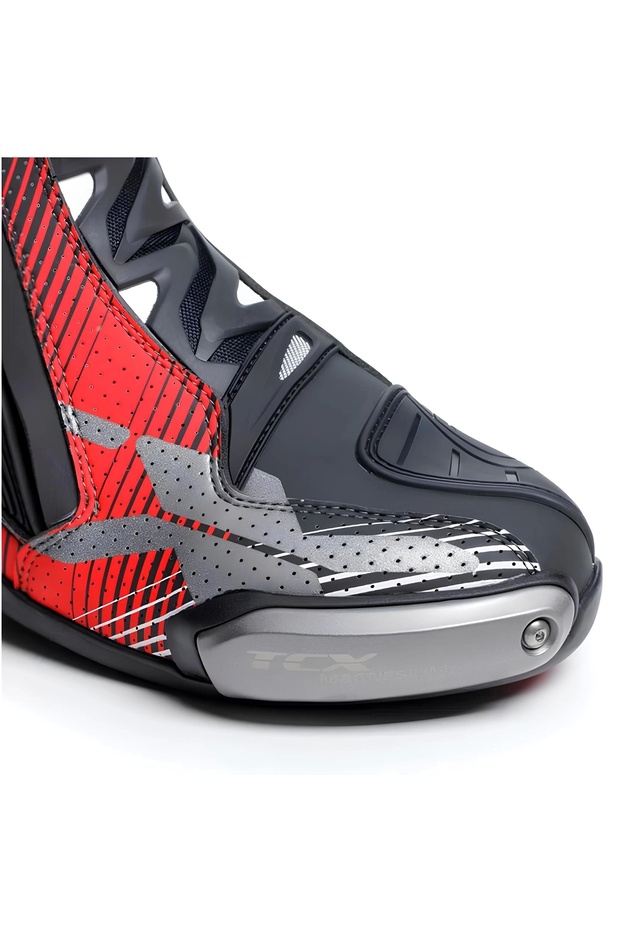 RT-RACE PRO AIR ÇİZME SİYAH-KIRMIZI-BEYAZ - 5