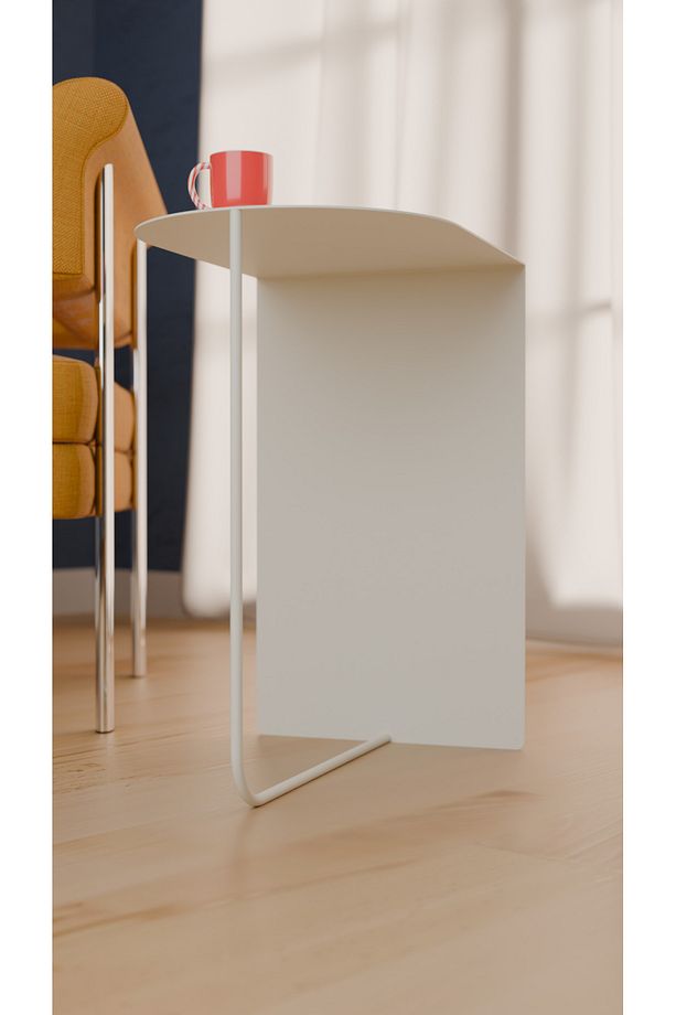 Modern ve Minimalist Yan Sehpa - Yüksek Kalite Çelik, Çok Renkli Seçenekler - 5