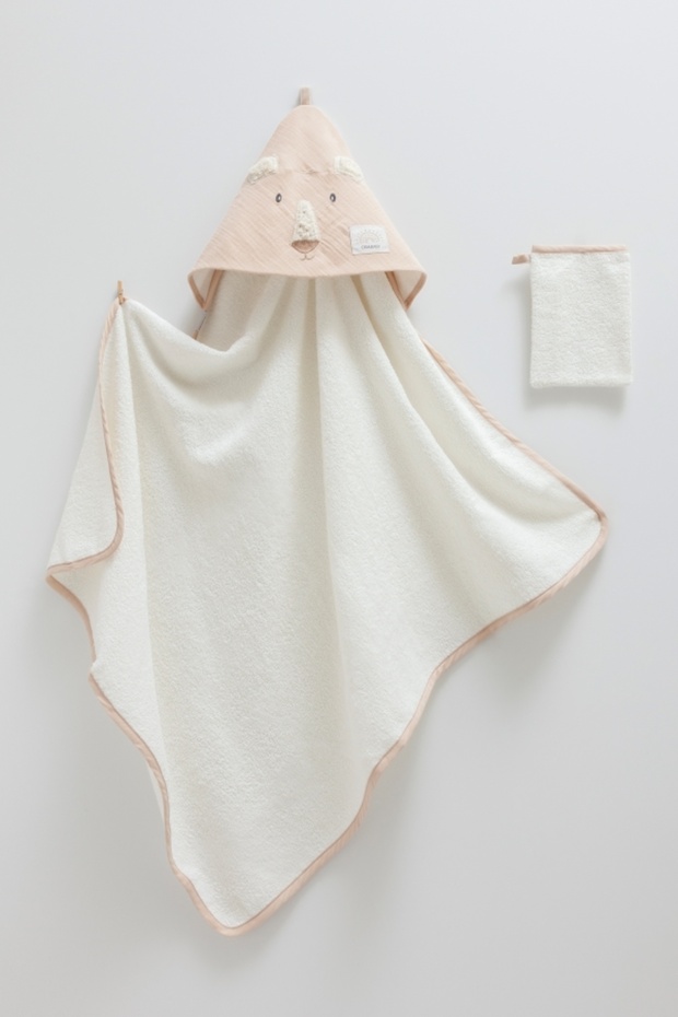 Newborn Swaddle Towel 82^90 cm and 1 Piece Pouch Knitted Swaddle Towel