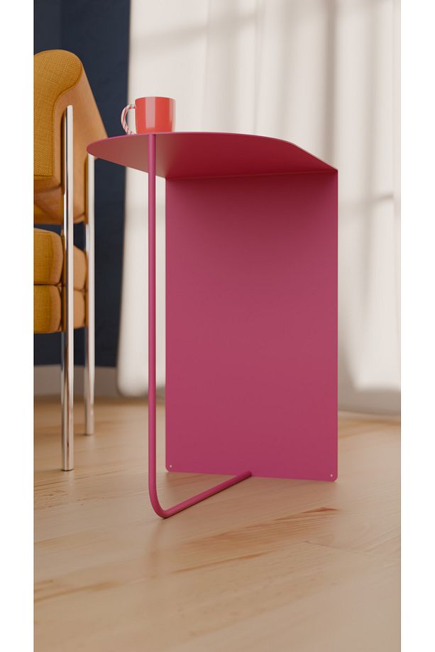 Modern ve Minimalist Yan Sehpa - Yüksek Kalite Çelik, Çok Renkli Seçenekler - 5