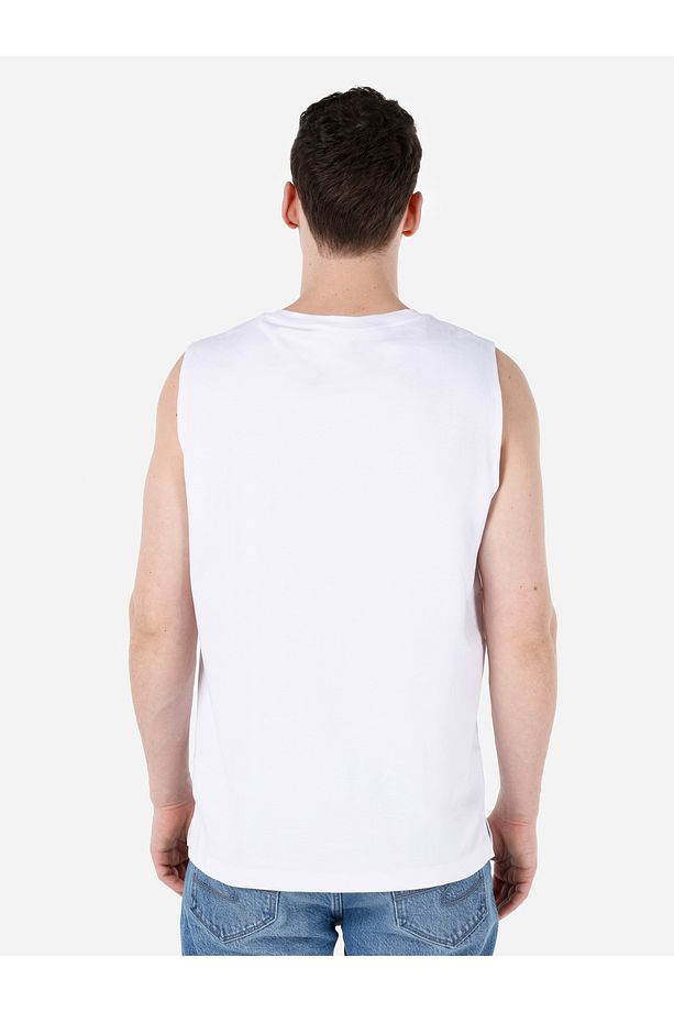 Regular Fit Erkek Beyaz Atlet - 2