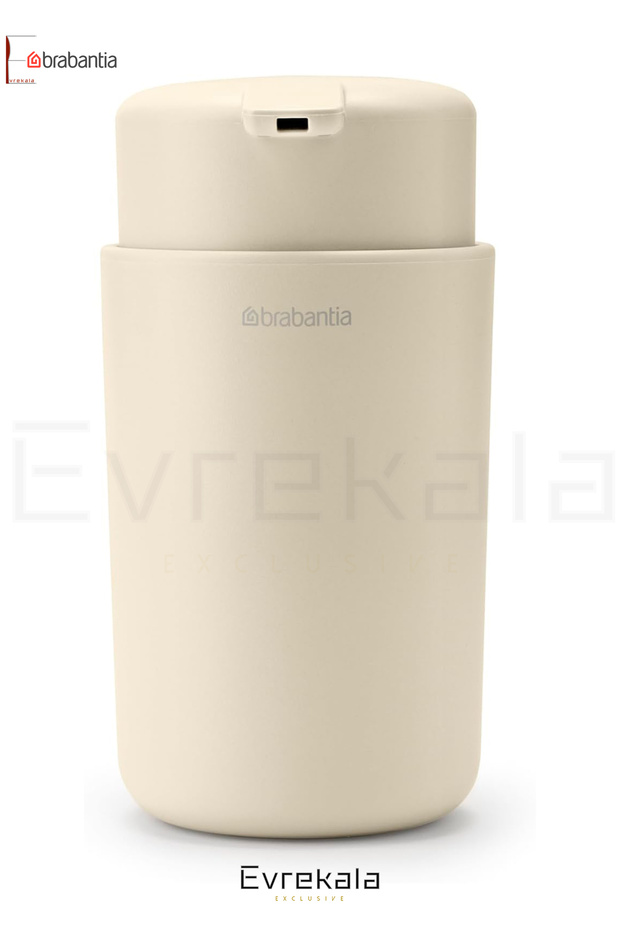 Evrekala Liquid Soap Dispenser Brabantia Dispenser -Authorized Evrekala Shop- New Beige 250 ml