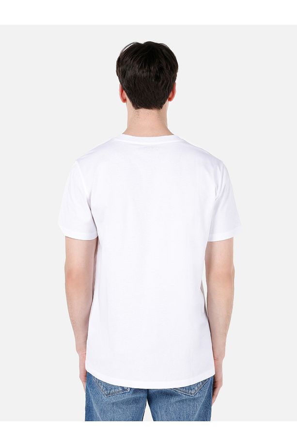 Beyaz Erkek Tshirt K.kol - 2