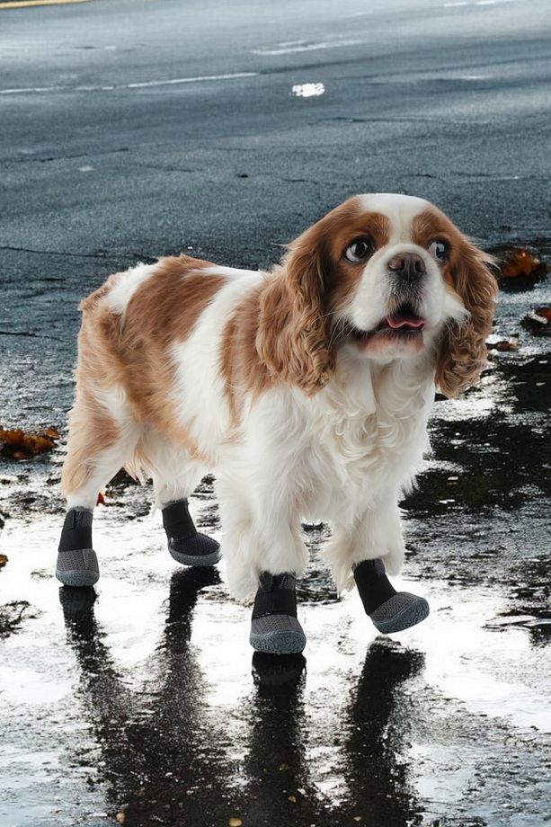 Köpek Ayakkabısı - Lastikli Köpek Ayakkabısı - Kaydırmaz Kauçuk Taban Köpek Ayakkabısı - 3