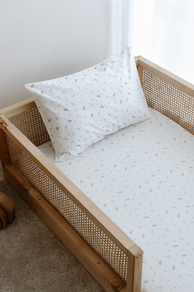 طقم ملاءات مطاطية مفردة | الأوكالبتوس - 1