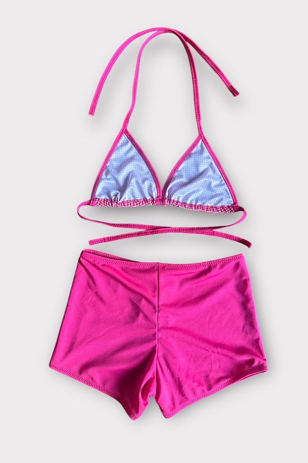 Kız Çocuk Şortlu Bikini Takımı - 2