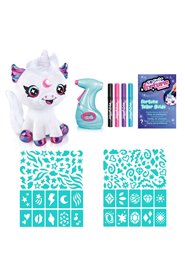 Airbrush Plush Cosmic Unicorn - 7