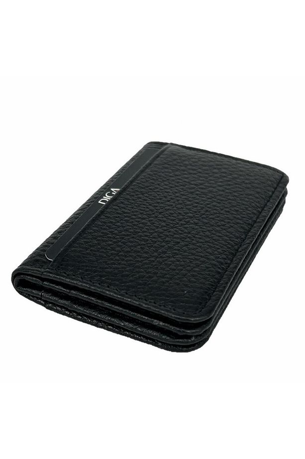 Diga 1169 Hakiki Deri Minimal Kartlık Siyah - 6