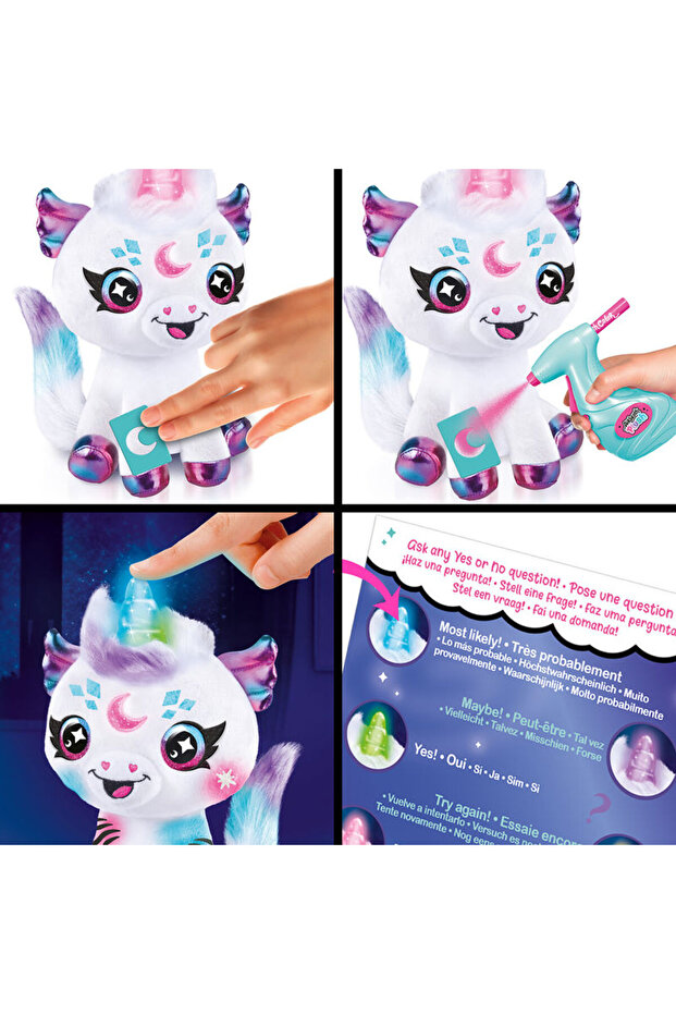 Airbrush Plush Cosmic Unicorn - 3