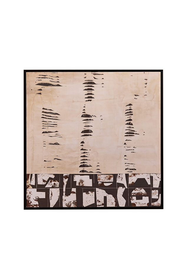 Deco Oasis Tablo - Bej - 80x80 cm - 2