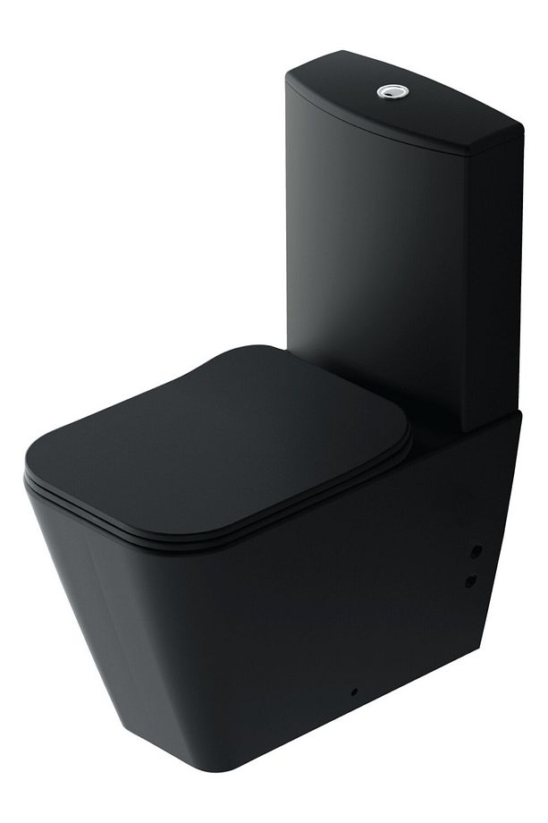 İdevit Halley Duroplast Ultra Ince Yavaş Kapanır Klozet Kapağı Mat Siyah 53-02-06-036 - 3