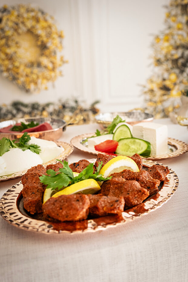 Bakır Sunum Tabağı 1 Adet - 6