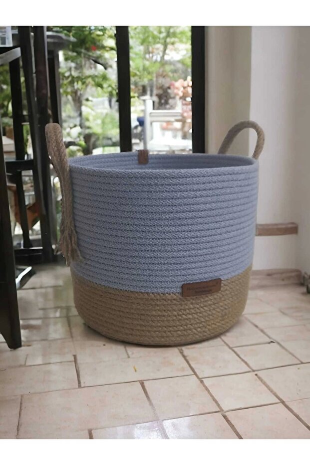 Wicker Basket Organizer Wicker Basket....1 Piece Wicker Basket Bathroom Organizer, Basket with Handles