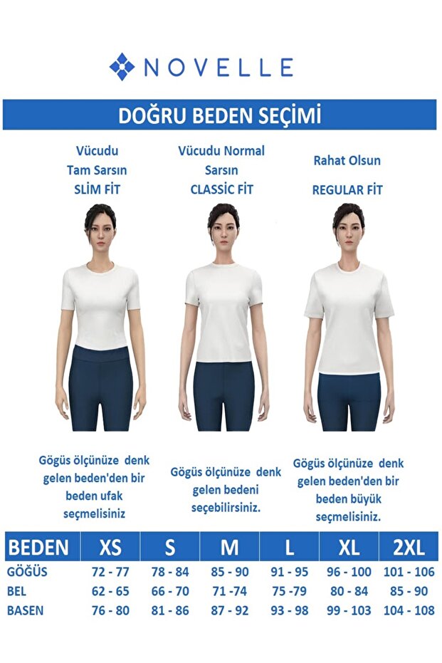 Novelle 3'lü Basic Pamuk Ip Askı Atlet - 5