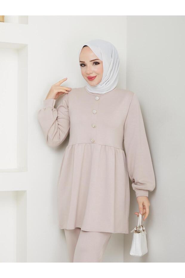 بدلة مودال مرصعة بالأحجار - 6