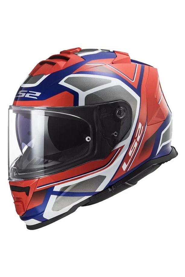 Storm Faster Kırmızı-mavi Kask - 1