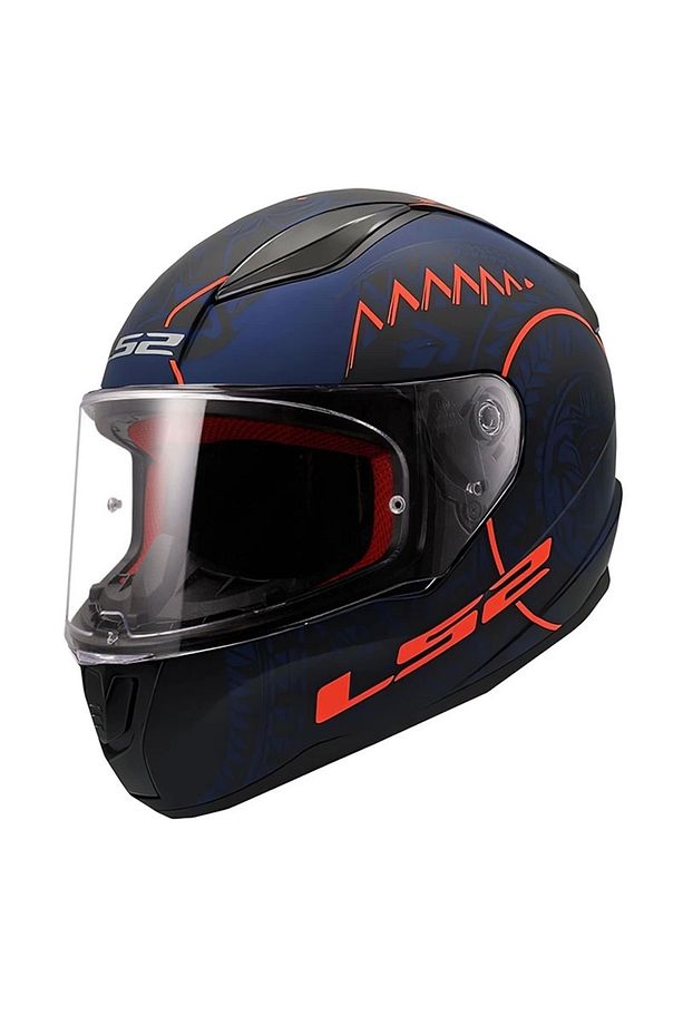 Rapıd Takaroa Mat Mavi-kırmızı Kask - 1
