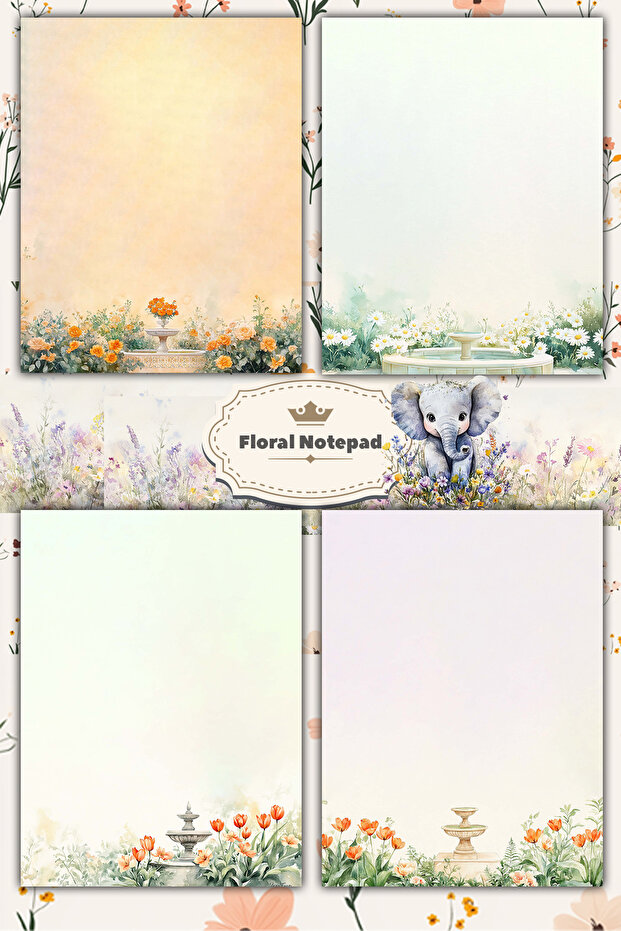 دفتر ملاحظات A5 بدون خطوط - 50 ورقة - مذكرة - دفتر ملاحظات - ورق ملاحظات - 2