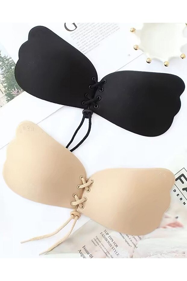 Women's Black.Skin Butterfly Magic.Sticky Bra