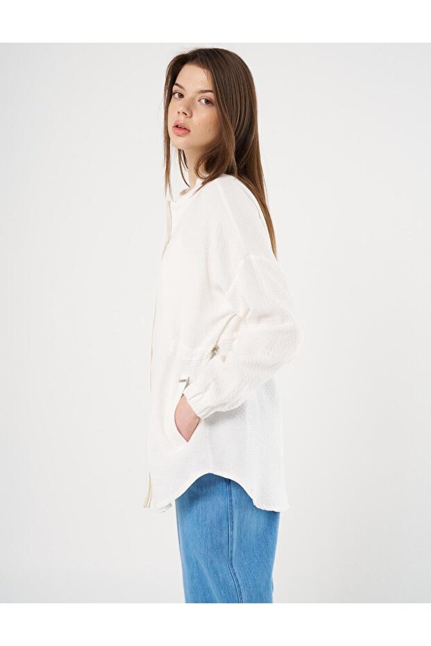 سترة منقوشة إكرو - رباط مطاطي على الكاحلين - 4