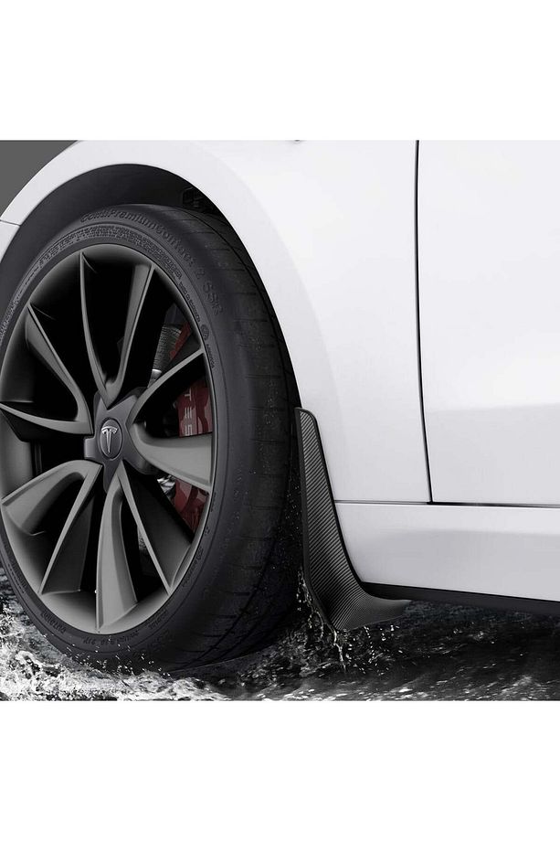 Tesla Model 3 (2023) Weatherbloc (Carbon Edition) Çamurluk 4'lü Set TO300 Black - ACP04511 - 7