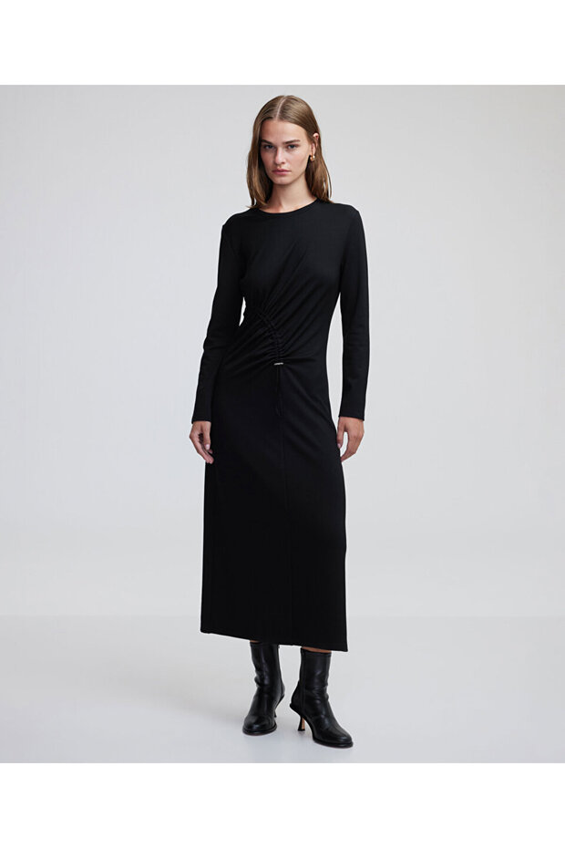 Adjustable drawstring dress - 1