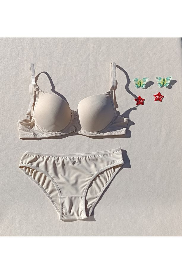 Push Up Dolgulu Micro Sütyen Ve Külot Iç Çamaşır Takımı - 3